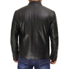 image:imageDecrum 100 Real Leather Jackets for Men Cafe Racer Moto Biker StyleClinton Black