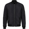 image:imageDecrum Black Mens Polyester Bomber Jackets Casual StyleBlack