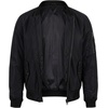 image:imageDecrum Black Mens Polyester Bomber Jackets Casual StyleBlack
