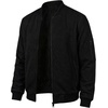 image:imageDecrum Bomber Jacket Men  Fashion Solid Color Casual Jackets for MenBlack  Mens Dale Jacquard Bomber Jacket