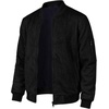 image:imageDecrum Bomber Jacket Men  Fashion Solid Color Casual Jackets for MenBlack  Mens Dennis Jacquard Bomber Jacket