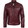 image:imageDecrum Cafe Racer Real Lambskin Leather Jackets For Men Motorcyle StyleBurgundy