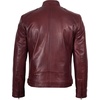 image:imageDecrum Cafe Racer Real Lambskin Leather Jackets For Men Motorcyle StyleBurgundy