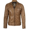 image:imageDecrum Cafe Racer Real Lambskin Leather Jackets For Men Motorcyle StyleCamel