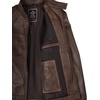 image:imageDecrum Cafe Racer Real Lambskin Leather Jackets For Men Motorcyle StyleCoffee Wax