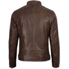 image:imageDecrum Cafe Racer Real Lambskin Leather Jackets For Men Motorcyle StyleCoffee Wax