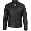 image:imageDecrum Cafe Racer Real Lambskin Leather Jackets For Men Motorcyle StyleMatte Black