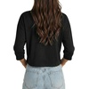 image:imageDecrum Cropped Shirts for Women  34 Length Sleeve V Neck Tops amp TeesBlack
