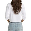 image:imageDecrum Cropped Shirts for Women  34 Length Sleeve V Neck Tops amp TeesWhite