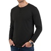 image:imageDecrum Henley Shirts for Men  Casual Fashion Mens Long Sleeve Tee ShirtsBlack