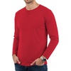 image:imageDecrum Henley Shirts for Men  Casual Fashion Mens Long Sleeve Tee ShirtsRed