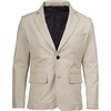 image:imageDecrum Mens 100 Lambskin Leather Blazer Jacket Notch Lapel for Formal WearOffwhite