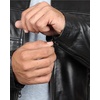 image:imageDecrum Mens Leather Jacket  Real Lambskin Cafe Racer Motorcycle Style Leather Jackets for MenAustin Black