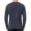 image:imageDecrum Mens Long Sleeve Shirt  Full Sleeves Crew Neck T Shirts for MenBlack Mineral Wash
