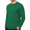 image:imageDecrum Mens Long Sleeve Shirt  Full Sleeves Crew Neck T Shirts for MenGreen