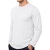 image:imageDecrum Mens Long Sleeve Shirt  Full Sleeves Crew Neck T Shirts for MenWhite