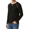 image:imageDecrum Mens Raglan Long amp Short Sleeve Tee ShirtsBlack