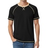 image:imageDecrum Mens Raglan Long amp Short Sleeve Tee ShirtsBlack