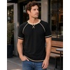 image:imageDecrum Mens Raglan Long amp Short Sleeve Tee ShirtsBlack