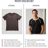 image:imageDecrum Mens Raglan Long amp Short Sleeve Tee ShirtsBlack