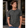 image:imageDecrum Mens Raglan Long amp Short Sleeve Tee ShirtsBlack Charcoal Grey