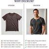 image:imageDecrum Mens Raglan Long amp Short Sleeve Tee ShirtsCharcoal Grey