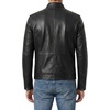 image:imageDecrum Mens Real Lambskin Cafe Racer Leather Jacket Racing Biker StyleBlack