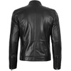 image:imageDecrum Mens Real Lambskin Cafe Racer Leather Jacket Racing Biker StyleBlack