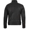 image:imageDecrum Mens Real Lambskin Leather Jacket Cafe Racer Casual FashionBlack  Maroon Wash