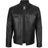 image:imageDecrum Mens Real Lambskin Leather Jacket Cafe Racer Casual FashionBlack