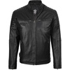 image:imageDecrum Mens Real Lambskin Leather Jacket Cafe Racer Casual FashionBlack