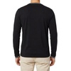 image:imageDecrum Mens Rib Tipping Long Sleeve Crew Neck T ShirtsBlack