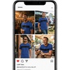 image:imageDecrum Mens Short Sleeve Crew Neck Striped T ShirtsDenim Blue  3 Striped Short Sleeve
