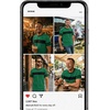 image:imageDecrum Mens Short Sleeve Crew Neck Striped T ShirtsGreen  3 Striped Short Sleeve