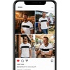 image:imageDecrum Mens Short Sleeve Crew Neck Striped T ShirtsWhite  3 Striped Short Sleeve