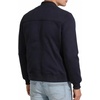 image:imageDecrum Mens Solid Color Lightweight Fleece Bomber JacketNavy Blue