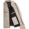 image:imageDecrum Motorcycle Style Cafe Racer Mens Leather Jacket with Zip ClosureBeige