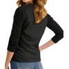 image:imageDecrum Raglan Baseball Shirt Women  Casual Trendy 34 Length Raglan Sleeve Tops for WomenBlack Womens Solid Color Raglan