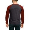 image:imageDecrum Raglan Shirt Men  Crew Neck Baseball Long Sleeve Tee ShirtsCharcoal Grey Maroon