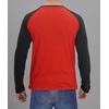 image:imageDecrum Raglan Shirt Men  Crew Neck Baseball Long Sleeve Tee ShirtsRed Black