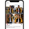 image:imageDecrum Raglan Varsity Jacket Men  High School Bomber Mens Baseball JacketsBlack Yellow