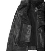 image:imageDecrum Real Lambskin Cafe Racer Leather Jackets For Women Biker StyleBlack