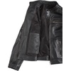image:imageDecrum Real Lambskin Cafe Racer Leather Jackets For Women Biker StyleDark Brown Ruboff
