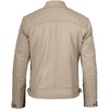 image:imageDecrum Real Lambskin Cafe Racer Leather Jackets for Men Motorcycle StyleBeige