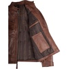image:imageDecrum Real Lambskin Cafe Racer Leather Jackets for Men Motorcycle StyleCognac Wax