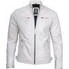 image:imageDecrum Real Lambskin Cafe Racer Leather Jackets for Men Motorcycle StyleOffwhite