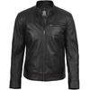 image:imageDecrum Real Lambskin Cafe Racer Men Leather Jacket Casual Fashion OuterwearBlack