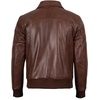 image:imageDecrum Real Lambskin Leather Bomber Jacket Men Classic Casual OuterwearBrown