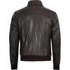 image:imageDecrum Real Lambskin Leather Bomber Jacket Men Classic Casual OuterwearVintage Brown