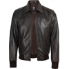 image:imageDecrum Real Lambskin Leather Bomber Jacket Men Classic Casual OuterwearVintage Brown